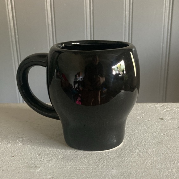 NWT- 16.9floz- Black Ceramic Glazed Skull 💀 Mug - Picture 5 of 16